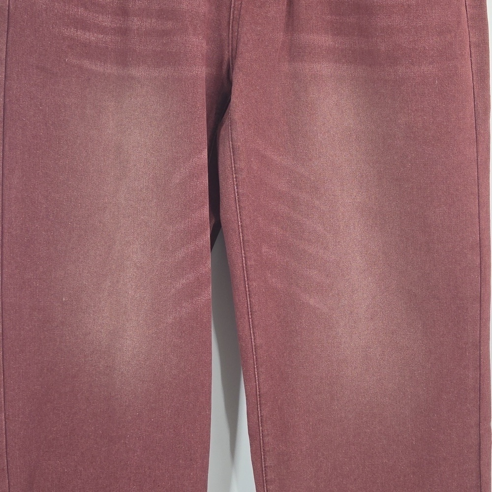 Mens Red Wide Leg Skater Jeans NWT - Picture 10 of 16